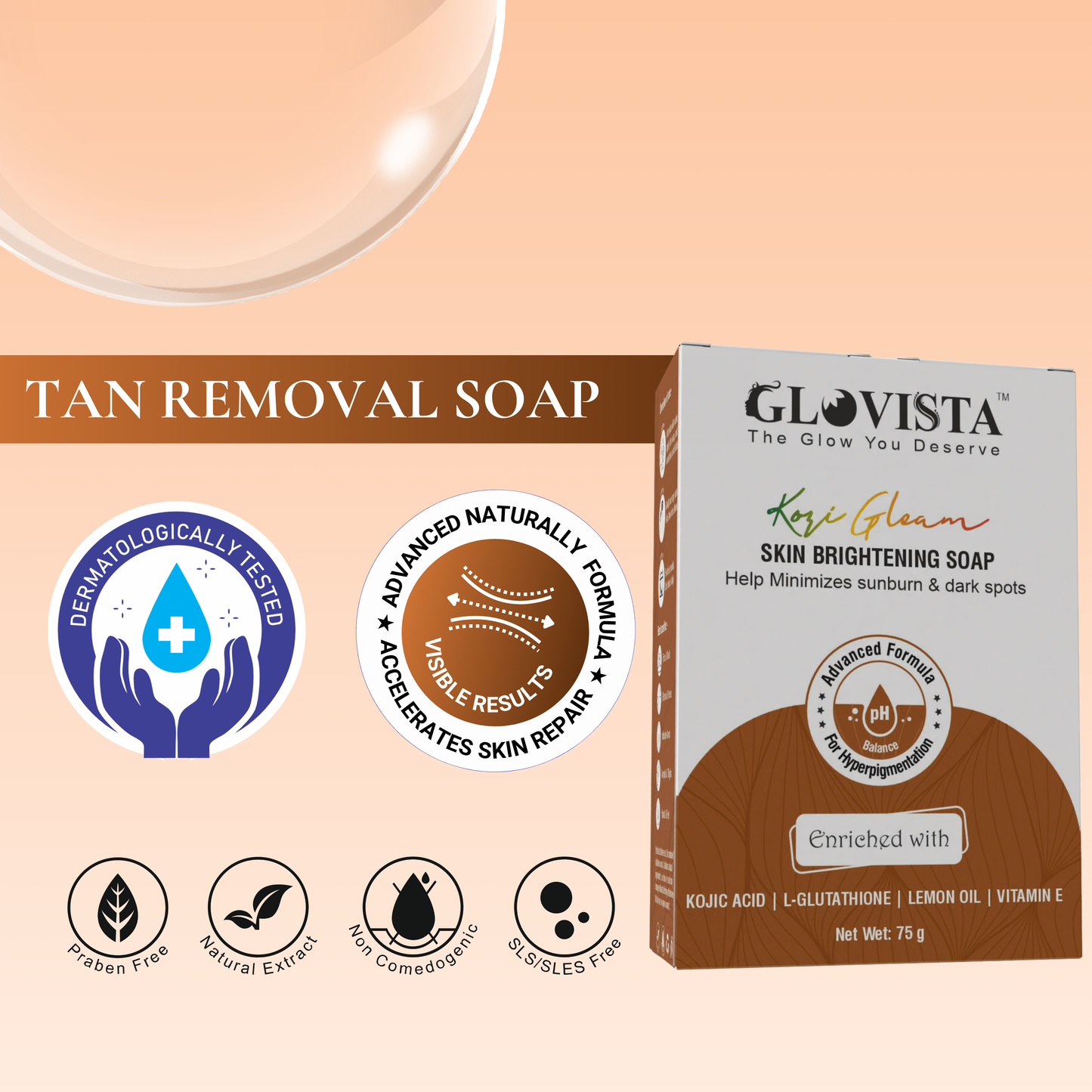 KoziGleam Skin Brightening Soap.