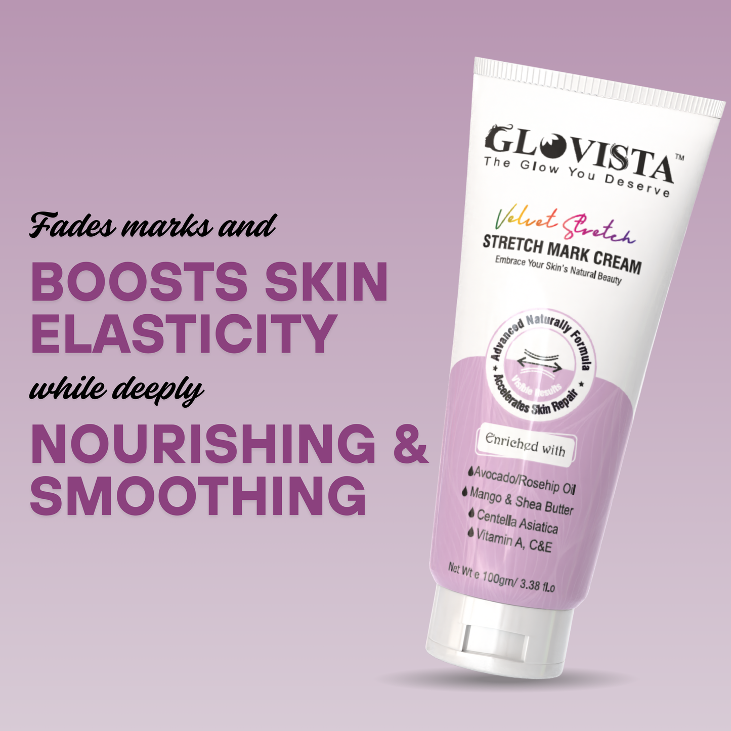 Velvet Glow Kit - Stretch Mark Cream + Body Lotion