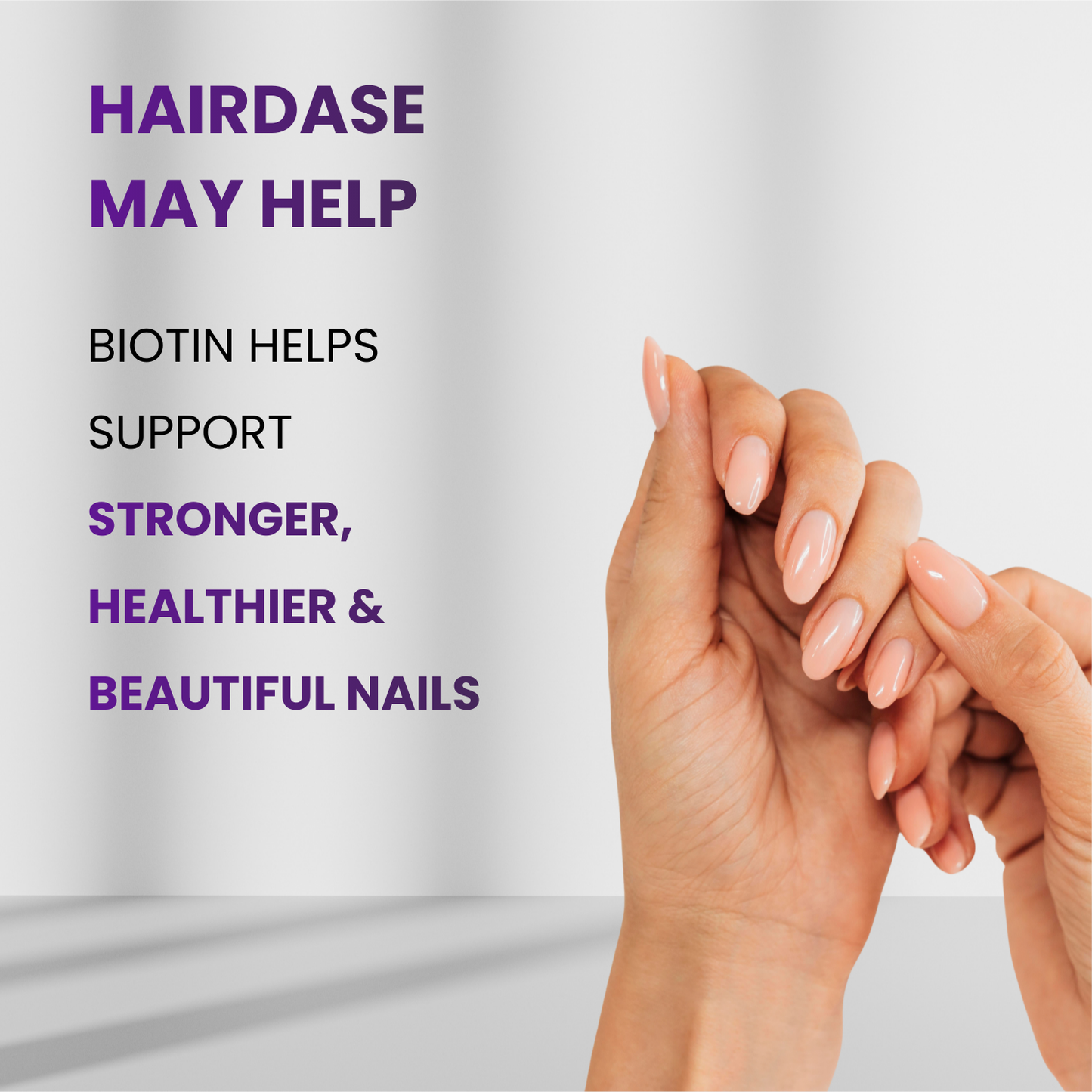 HairDase – Biotin + Multivitamin Hair Growth Support Tablets – 30 Tablets