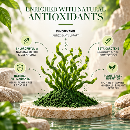 Spiro Rich -  Blue Green Algae Spirulina Tablets 500 mg
