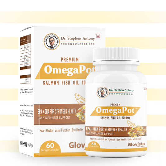 OmegaPot – Salmon Fish Oil Omega-3 Capsules 1000 mg