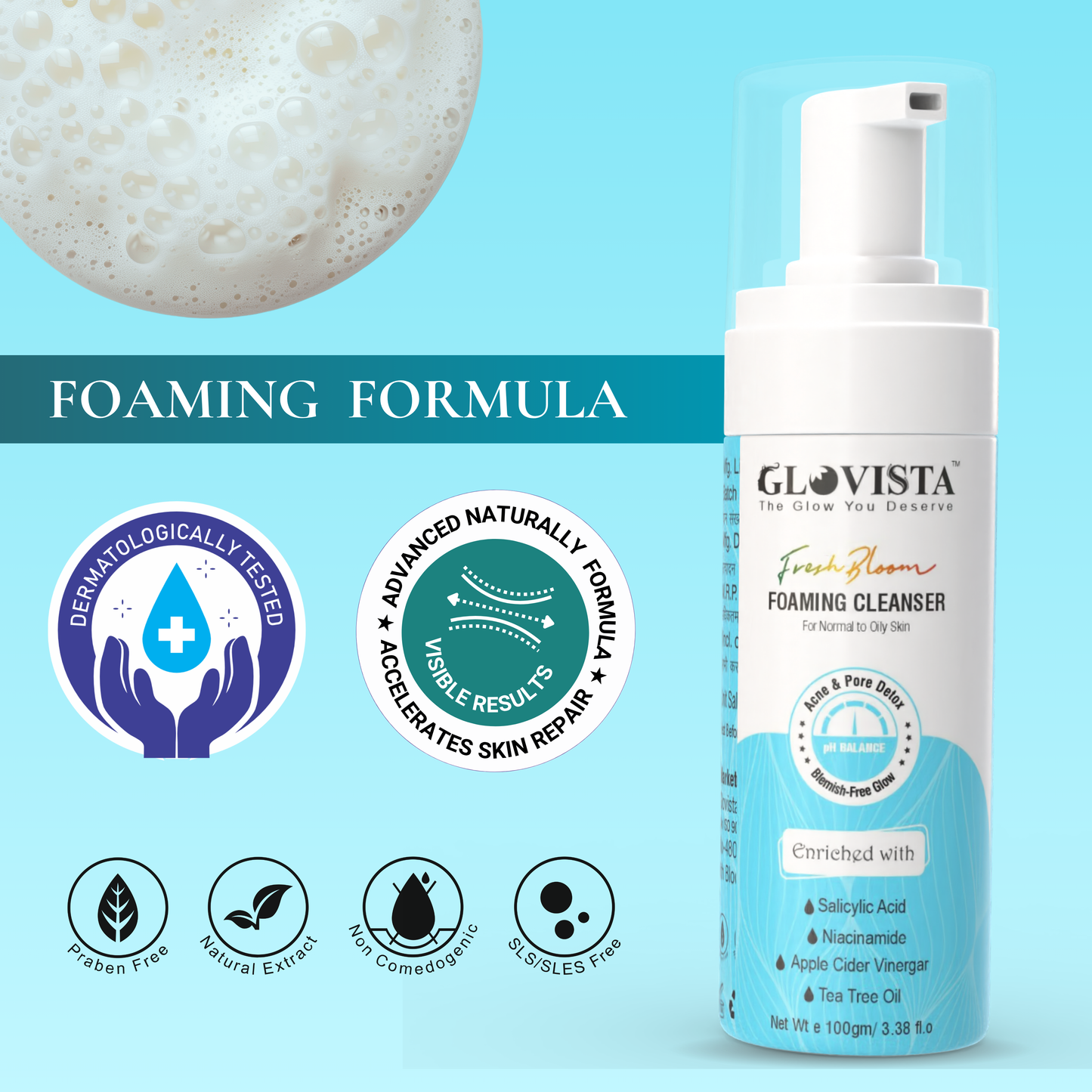 Fresh Bloom - Foaming Cleanser 100gm