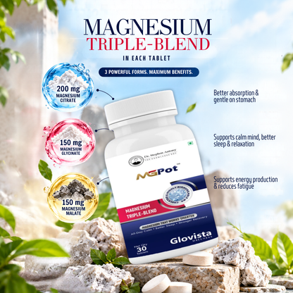 MGPot – Magnesium Triple Blend Tablets 1000 mg – 30 Tablets