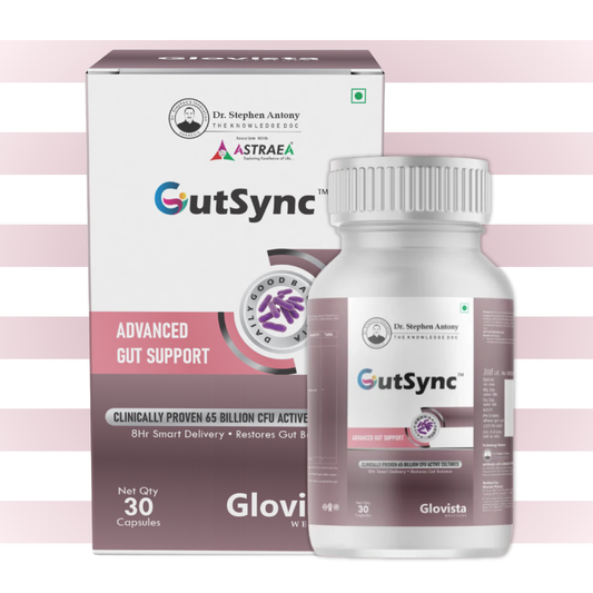 GutSync – Advanced Probiotic Gut Health Capsules 65 Billion CFU – 30 Capsules
