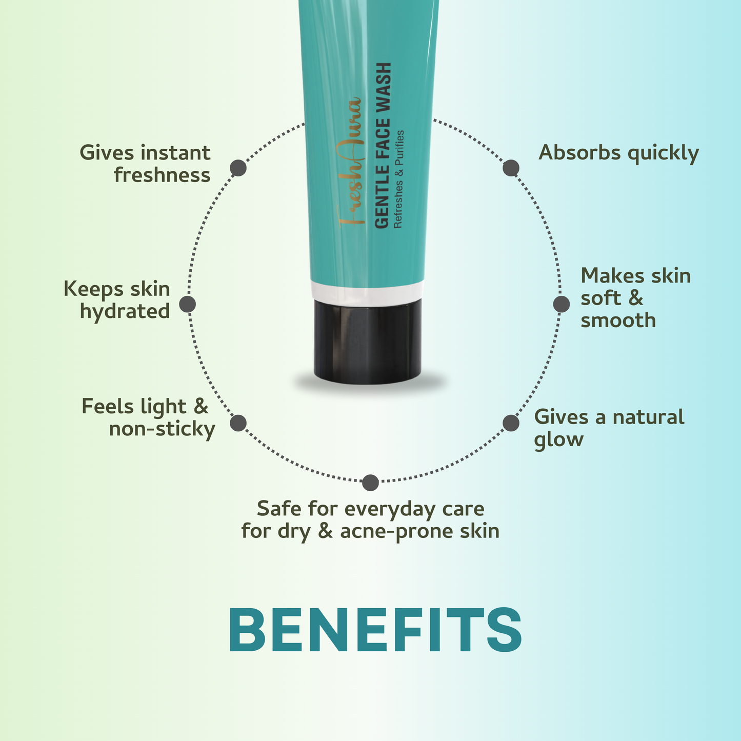 Fresh Aura - Gentle Face wash 25g