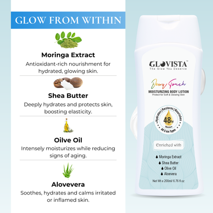 DewyTouch Body Lotion – 48HR Moisture - 200ml