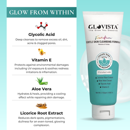 Fresh Aura - Gentle Skin Cleansing Formula 100gm