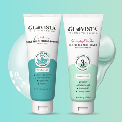 AuraMatte Acne Kit - Face Wash + Oil Free Moisturiser