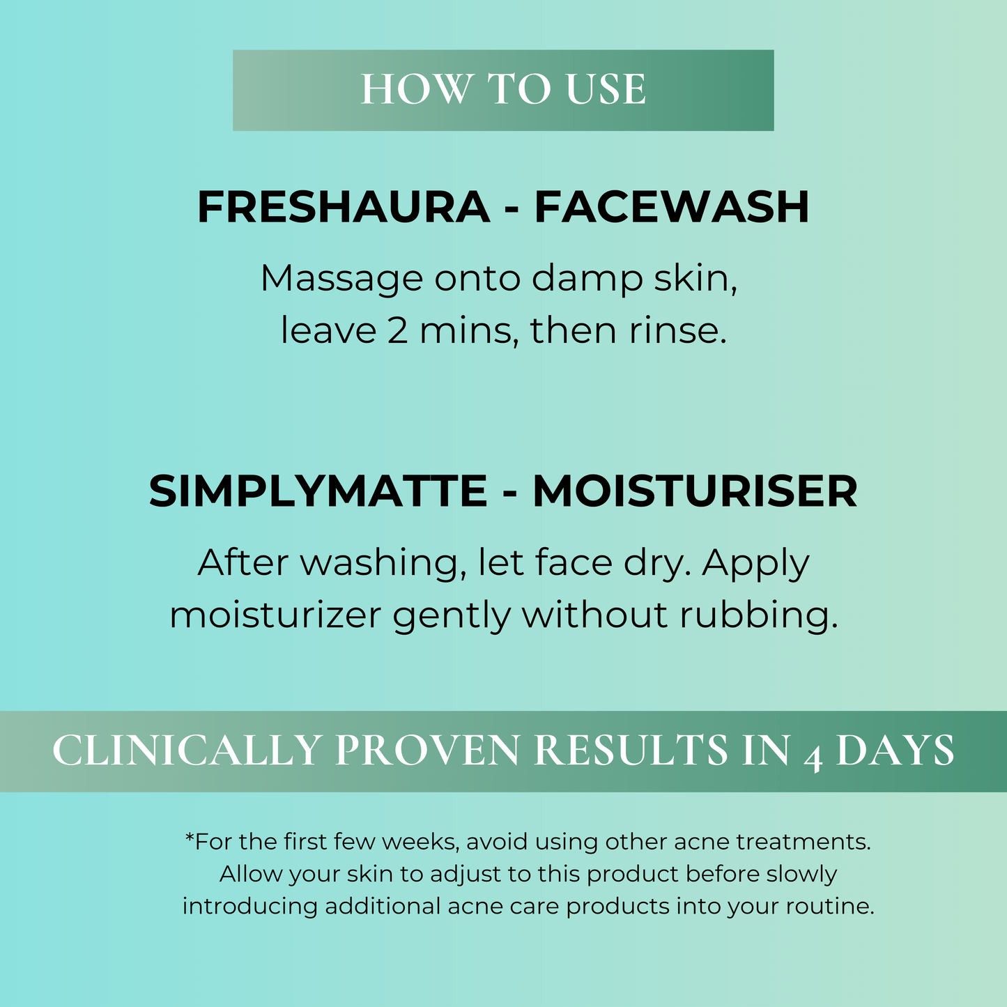 AuraMatte Acne Kit - Face Wash + Oil Free Moisturiser