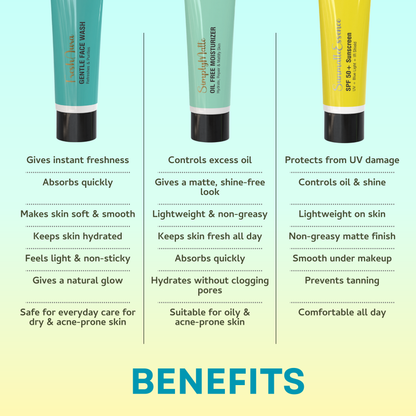 Oil Skin Care Kit (25g each)