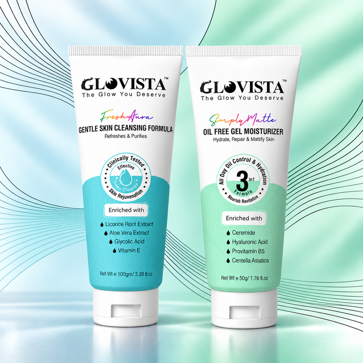 AuraMatte Acne Kit - Face Wash + Oil Free Moisturiser
