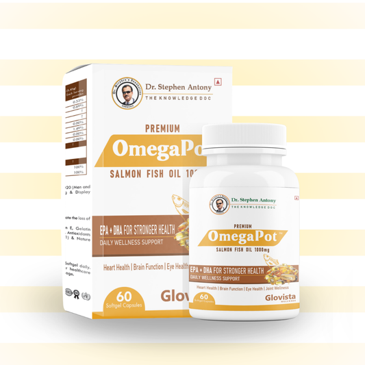 OmegaPot – Salmon Fish Oil Omega-3 Capsules 1000 mg