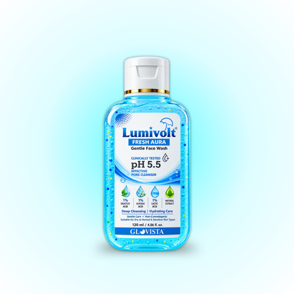Lumivolt Fresh Aura Gentle Face Wash - pH 5.5 - 120m