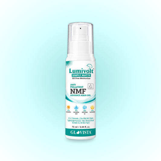 Lumivolt Simply Matte NMF Aqua Gel with 5% Niacinamide - 3 in 1 Formula for Oily Skin - 75ml