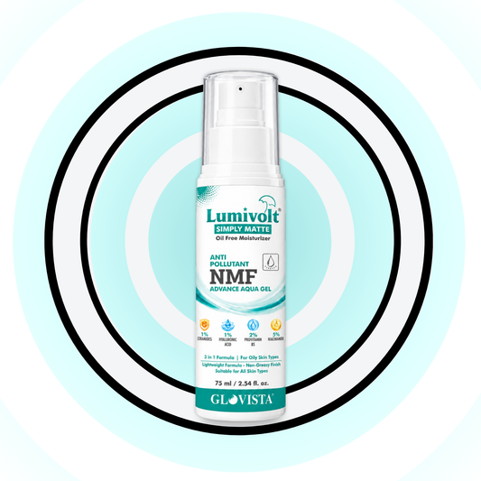 Lumivolt Simply Matte NMF Aqua Gel with 5% Niacinamide - 3 in 1 Formula for Oily Skin - 75ml