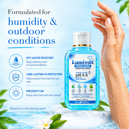 Lumivolt Fresh Aura Gentle Face Wash - pH 5.5 - 120m