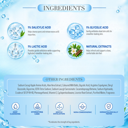 Lumivolt Fresh Aura Gentle Face Wash - pH 5.5 - 120m