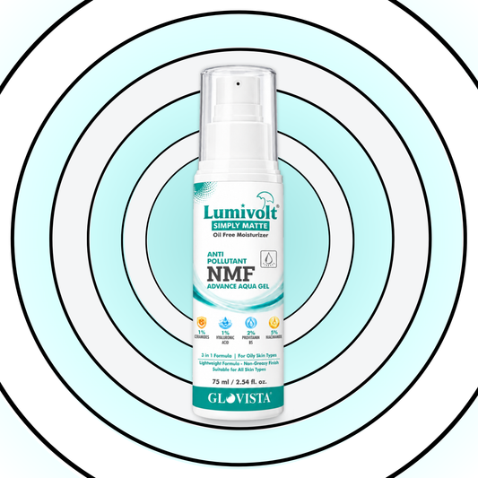 Lumivolt Simply Matte NMF Aqua Gel with 5% Niacinamide - 3 in 1 Formula for Oily Skin - 75ml