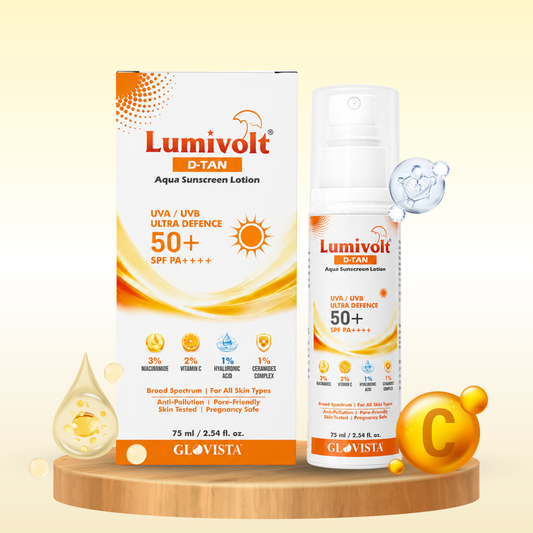 Lumivolt D-Tan Aqua Sunscreen Lotion SPF 50+ PA++++ - 75ml