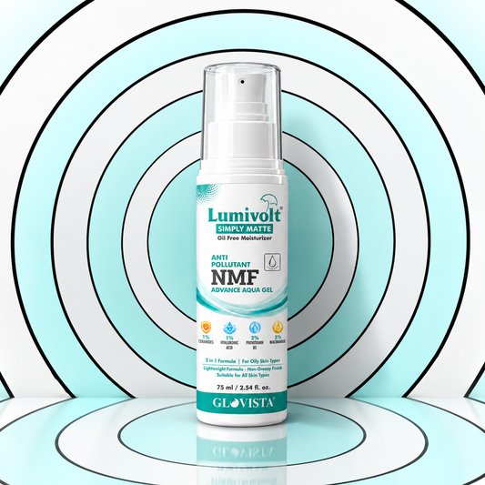 Lumivolt Simply Matte NMF Aqua Gel with 5% Niacinamide - 3 in 1 Formula for Oily Skin - 75ml