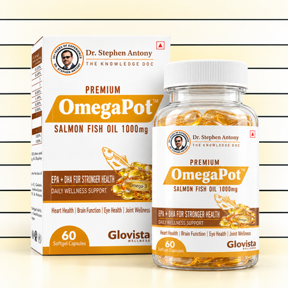 OmegaPot – Salmon Fish Oil Omega-3 Capsules 1000 mg