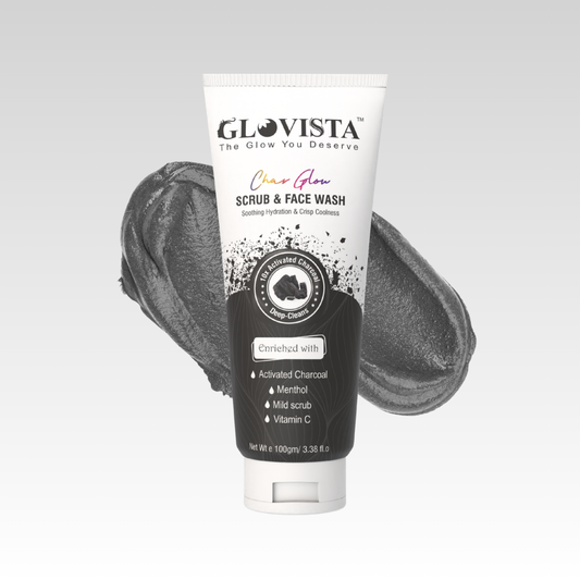 Char Glow - Scrub & Face Wash 100gm