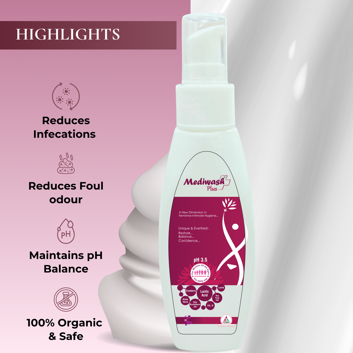 Mediwash Plus - Expert Intimate Hygiene wash 100g