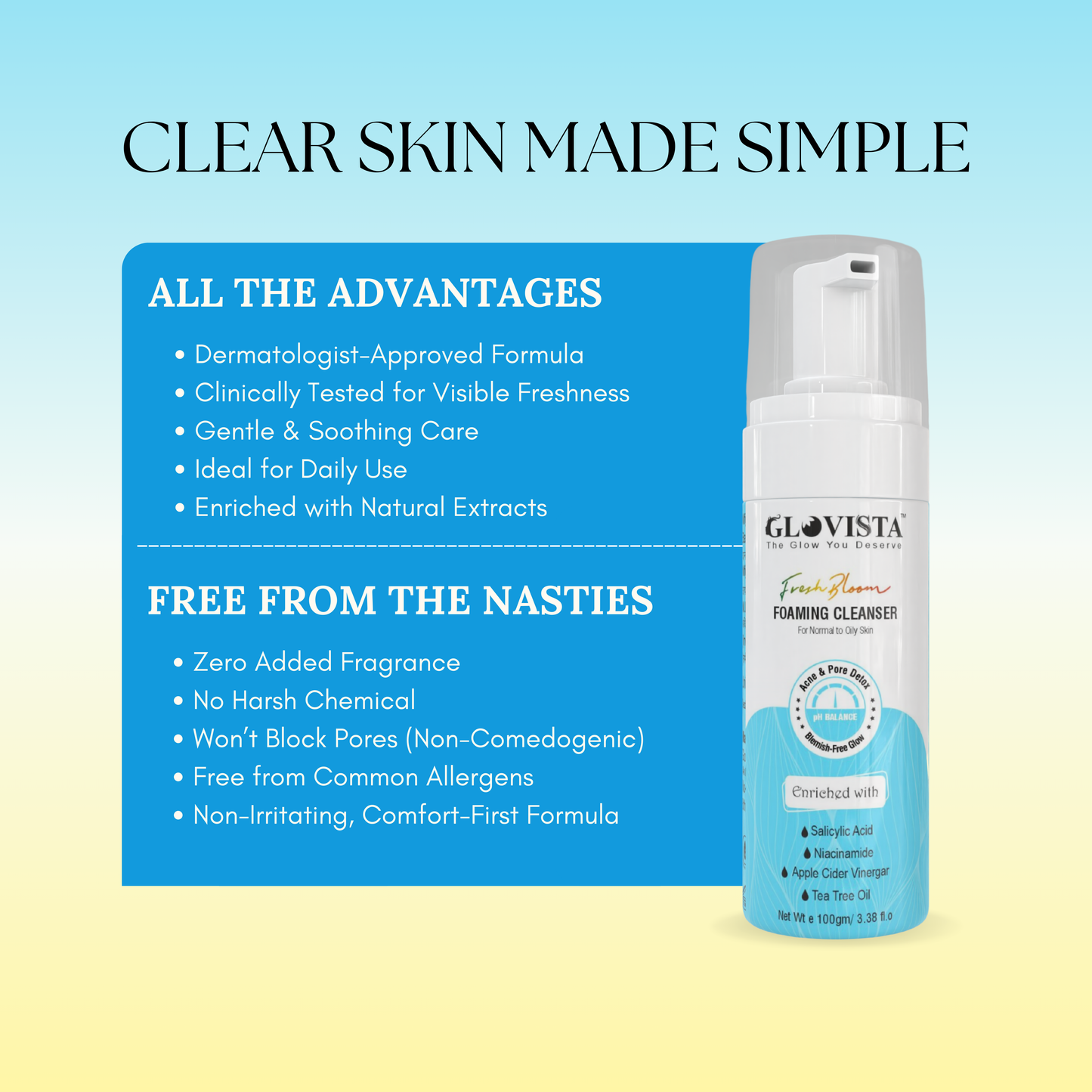 Fresh Bloom - Foaming Cleanser 100gm