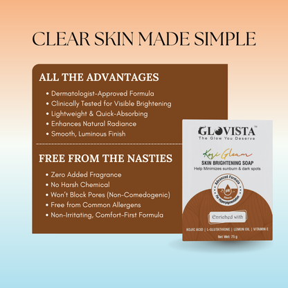 KoziGleam Skin Brightening Soap.