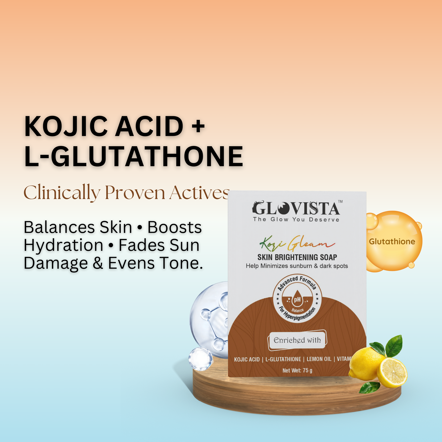 KoziGleam Skin Brightening Soap.