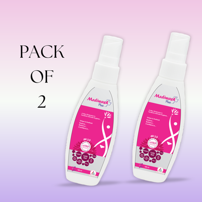 Mediwash Plus – Expert Intimate Hygiene Wash | Pack of 2 (100g Each)