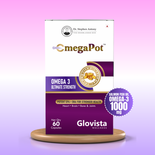 OmegaPot – Salmon Fish Oil Omega-3 Capsules 1000 mg