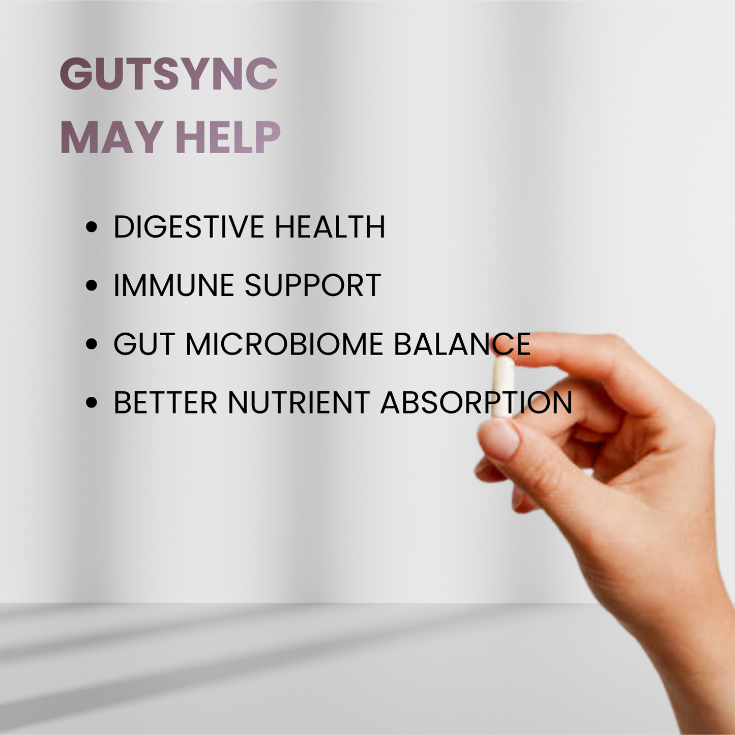 GutSync – Advanced Probiotic Gut Health Capsules 65 Billion CFU – 30 Capsules