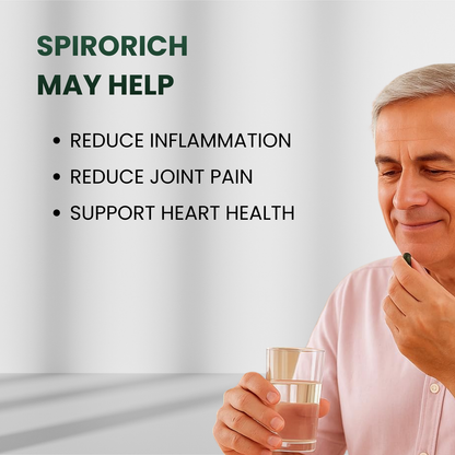 Spiro Rich -  Blue Green Algae Spirulina Tablets 500 mg