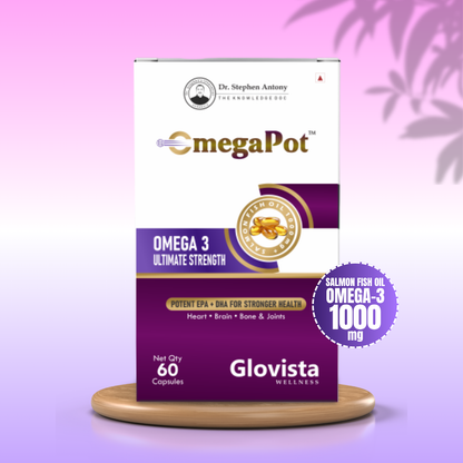 OmegaPot – Salmon Fish Oil Omega-3 Capsules 1000 mg